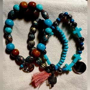 Western bracelet stack